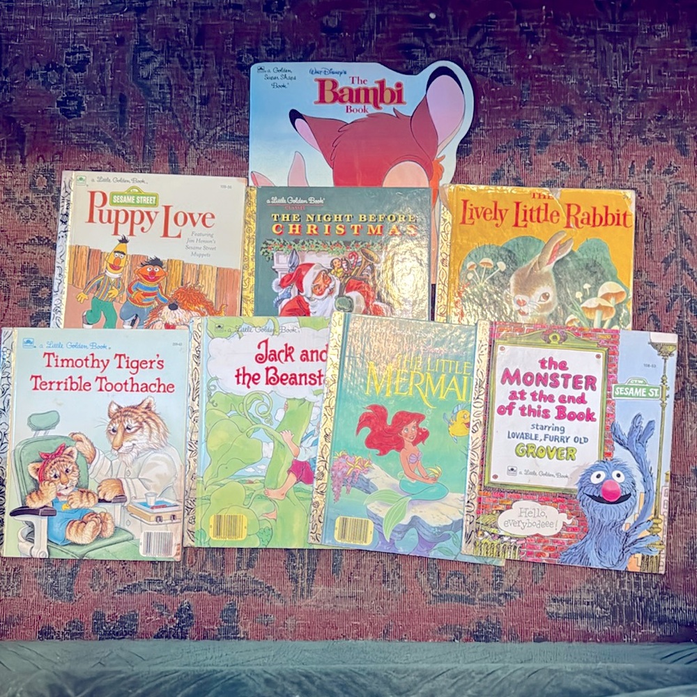 Vintage Little Golden Books Classic set of 8 books